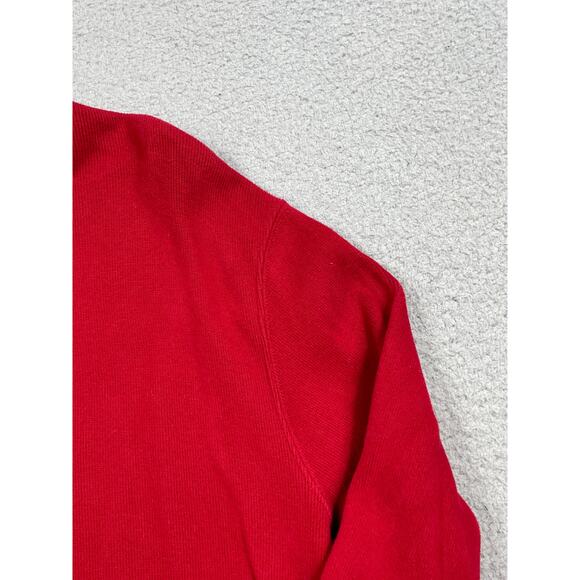 Polo Ralph Lauren Mens Size XL Red 1/4 Zip Pullover Shirt - Picture 9 of 12